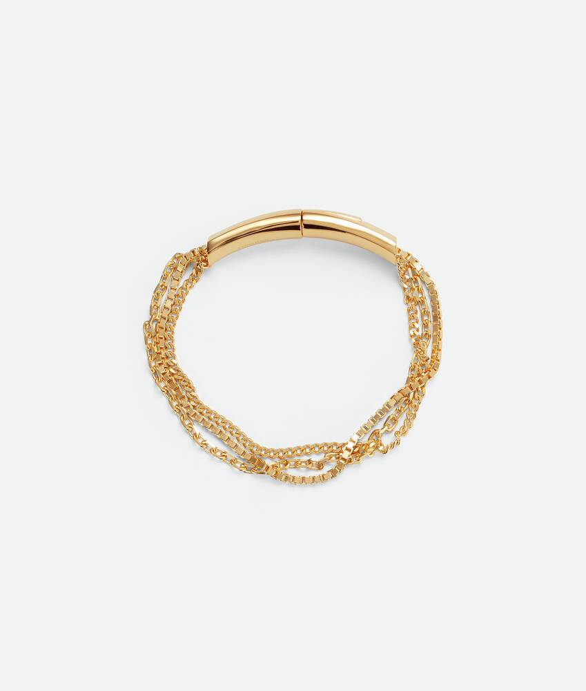 Bottega Veneta Detail Chain Bracelet - Gold - Man - M