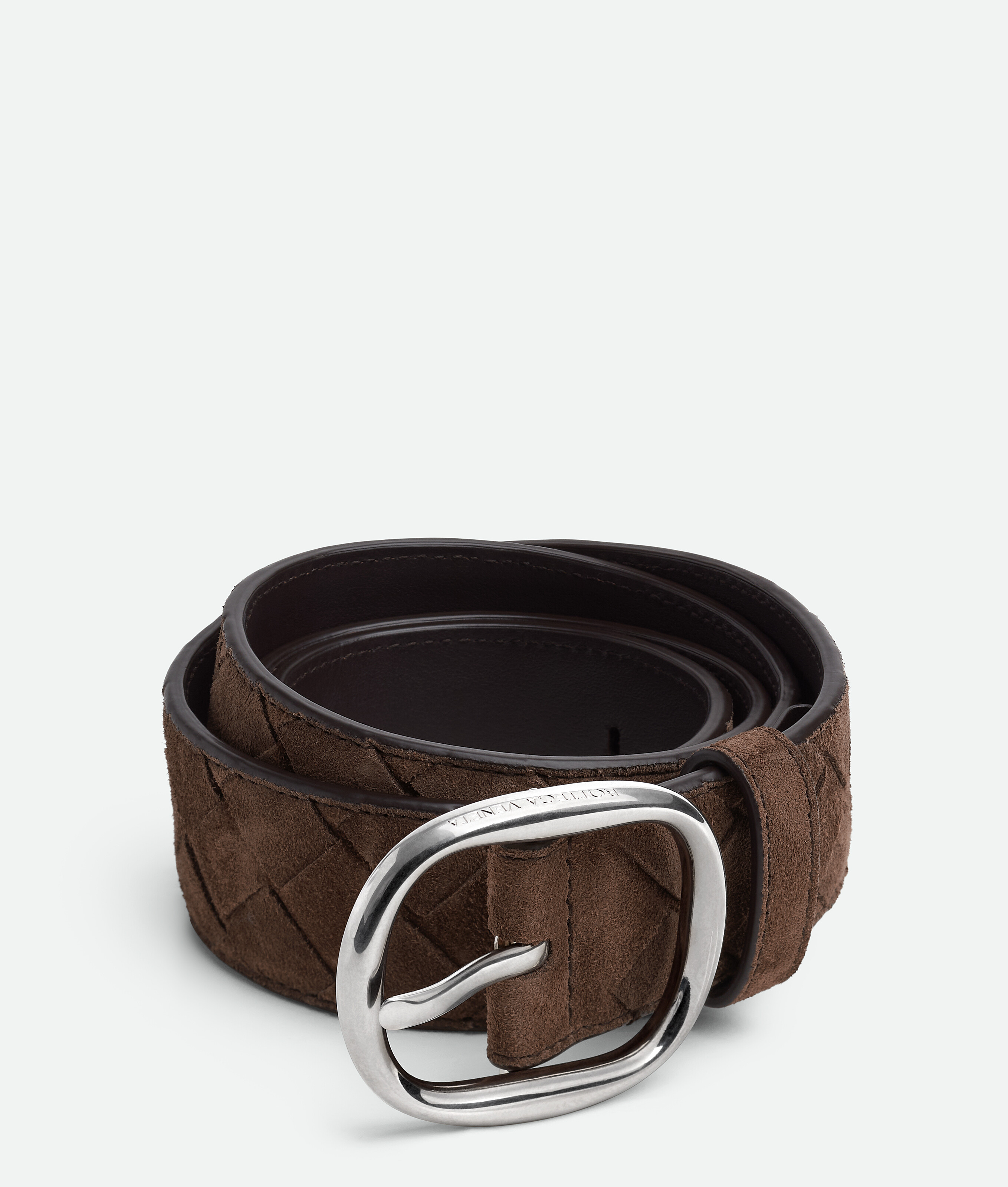 Bottega Veneta Intrecciato Belt - Fondant - Man - 90