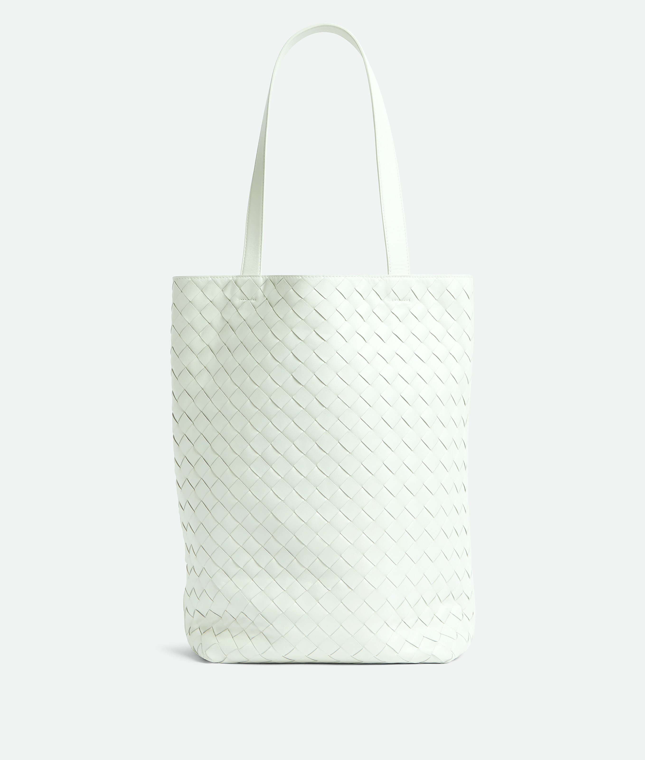 Bottega Veneta Small Intrecciato Tote Bag In White