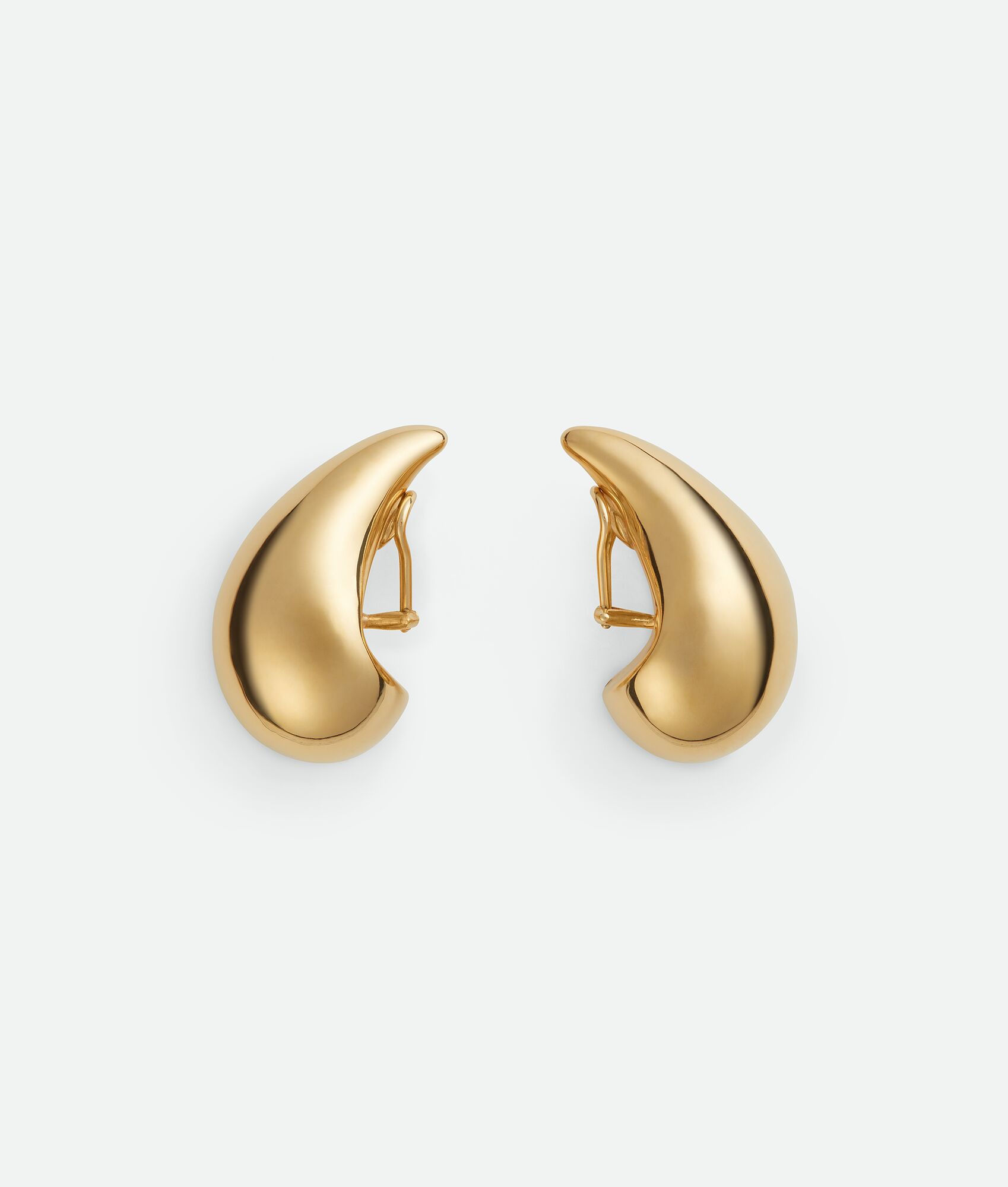 Bottega Veneta® Women's Drop Medium Earrings in Yellow gold. Shop ...