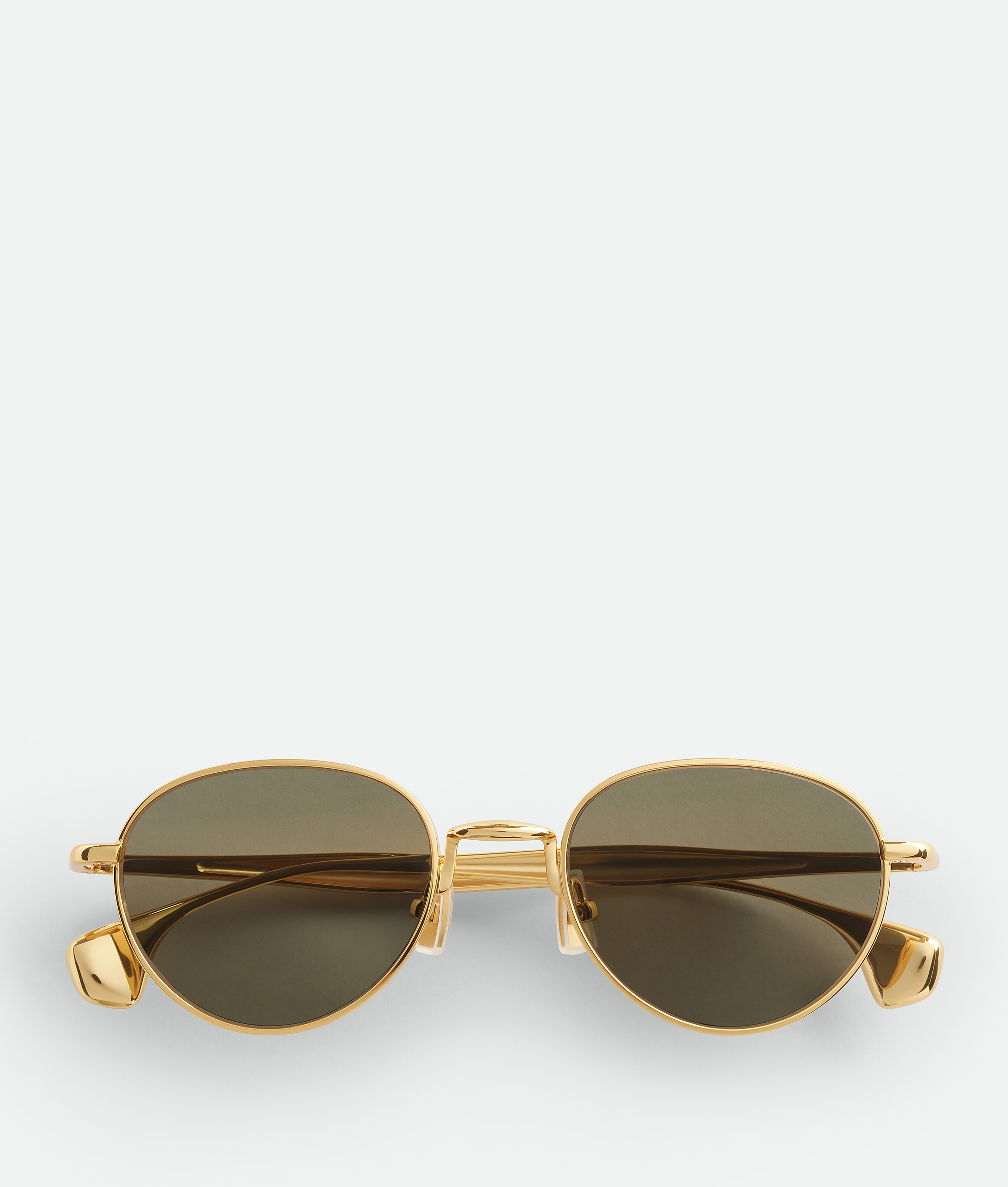 Bottega Veneta Fin Panthos Sunglasses - Gold - Unisex -