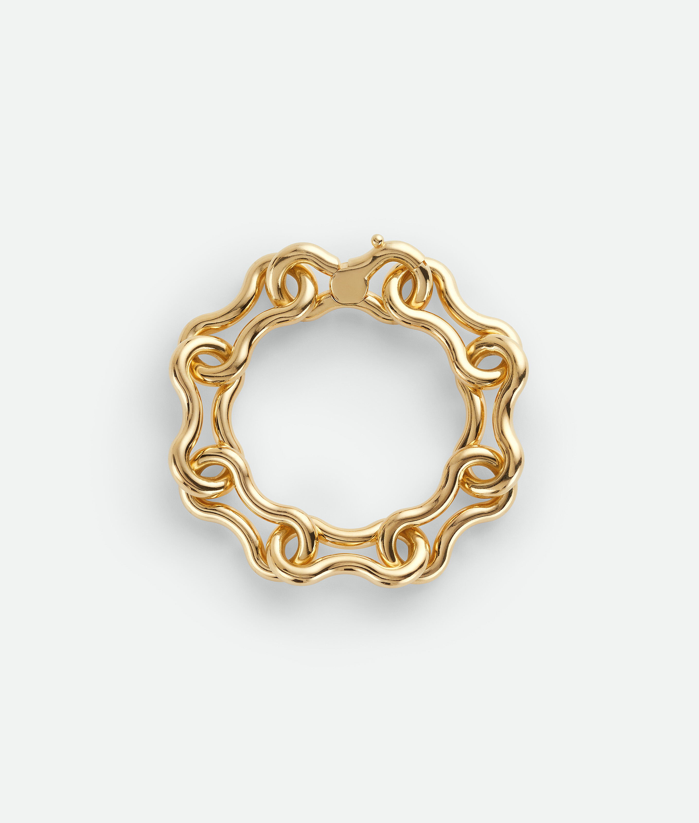 Bottega Veneta Nest Chain Bracelet In Gold