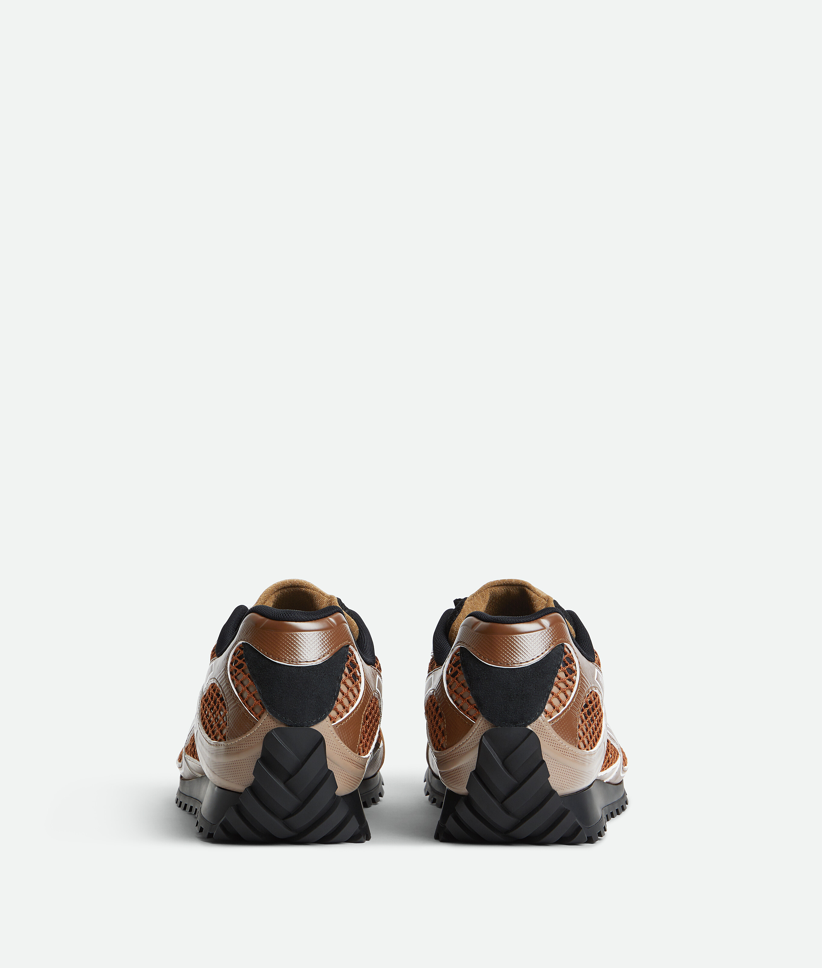 Shop Bottega Veneta Orbit Sneaker In Star Anise/pinecone