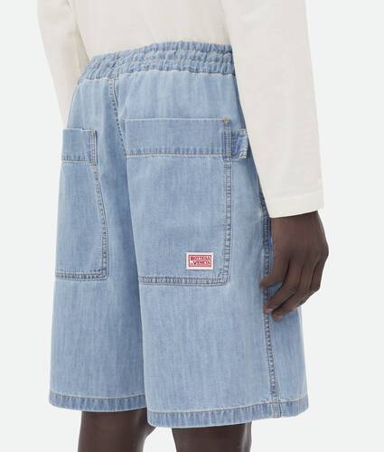 Light Bleached Elasticated Denim