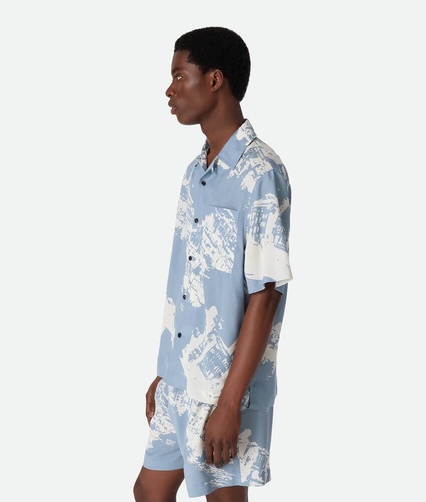 Display a large version of the product image 2 - Italian Postcard Silk Shirt