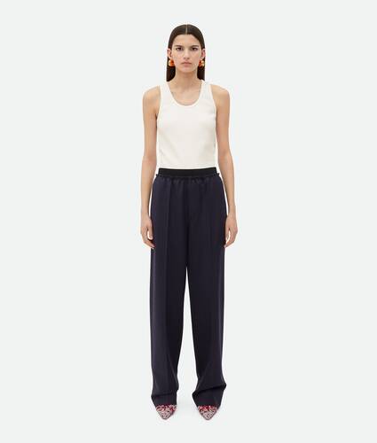 Display a large version of the product image 1 - Striped Wool Trousers