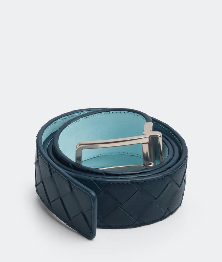 Bottega Veneta Reversible Woven Belt – www.