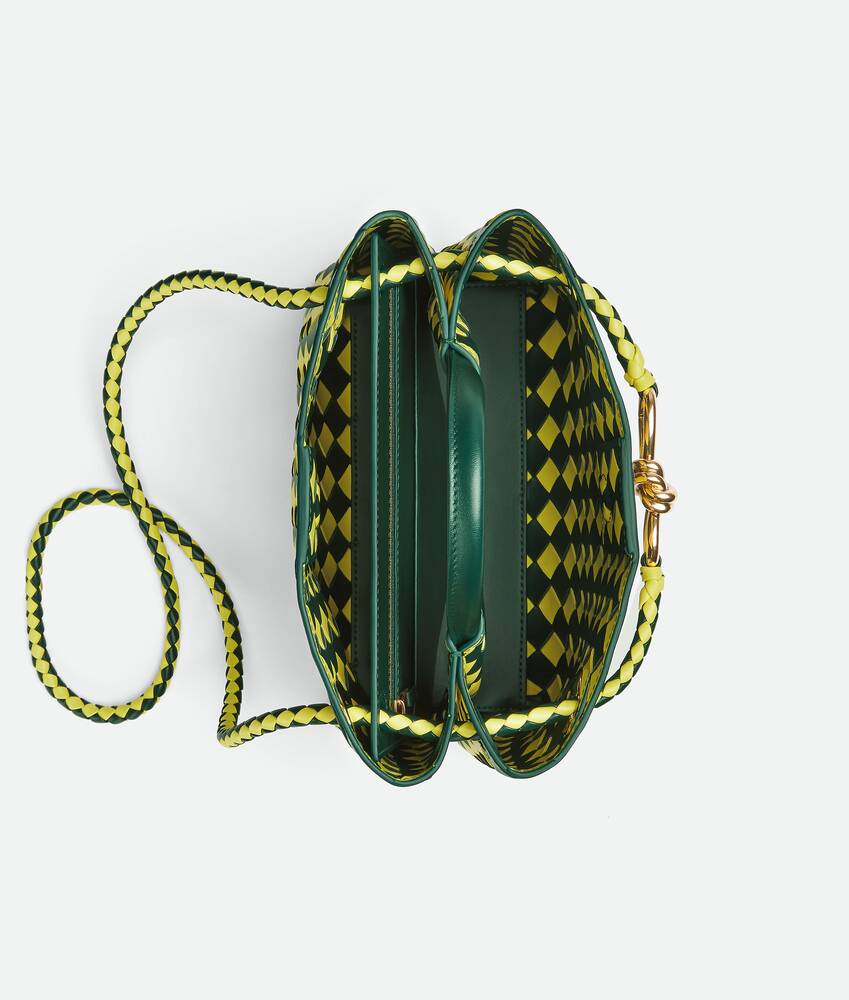Bottega Veneta® Women's Small Andiamo in Emerald green