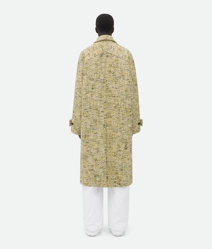Chevron Mouline Wool Kimono Coat