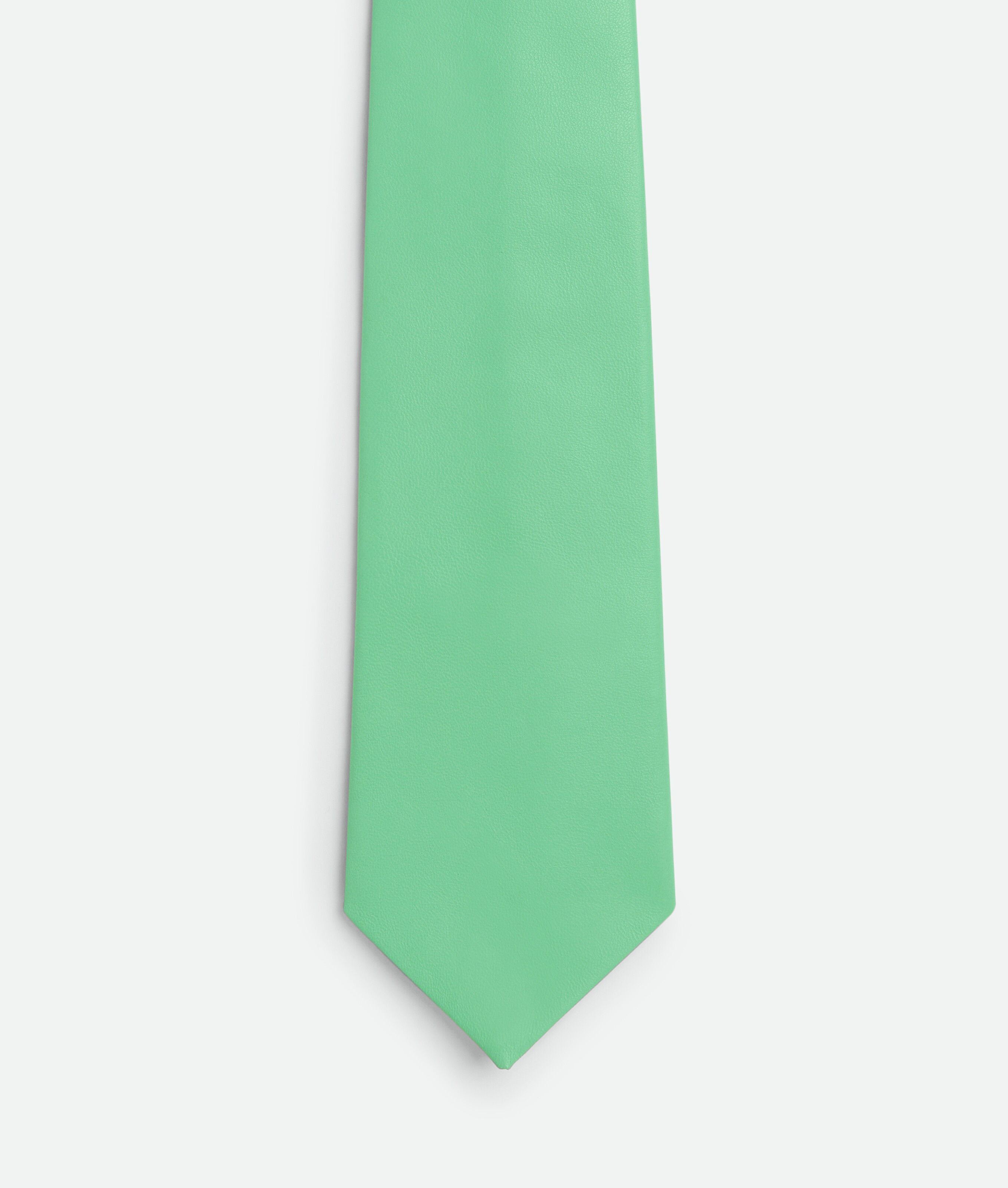 Bottega Veneta Leather Tie In Green