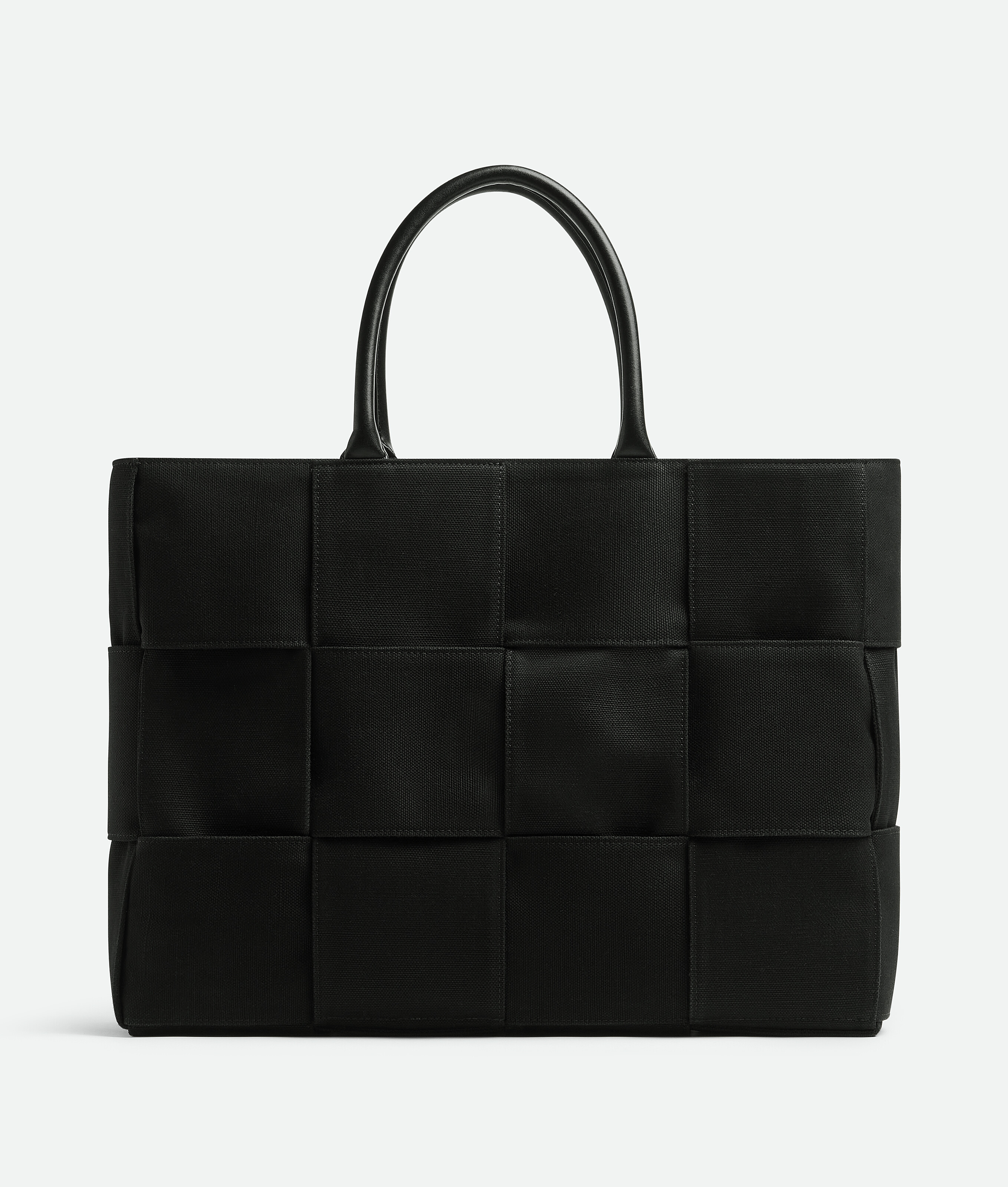 Bottega Veneta ラージ アルコ トートバッグ - ブラック - 男性 - •Material:cotton, LINE & Polyurethane