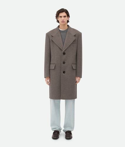 Double Wool And Cashmere Coat