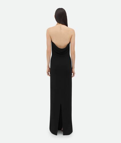 Viscose Long Dress With Chain Detail