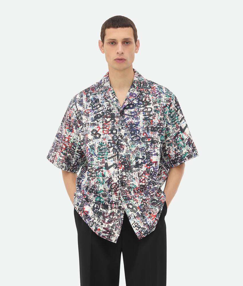 Display a large version of the product image 1 - Cotton Wool Memory Print Shirt