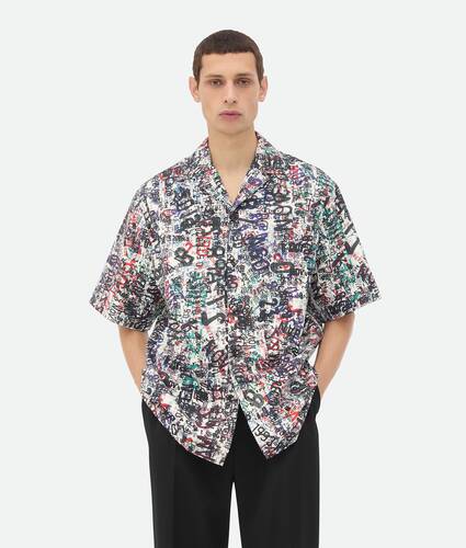 Display a large version of the product image 1 - Cotton Wool Memory Print Shirt