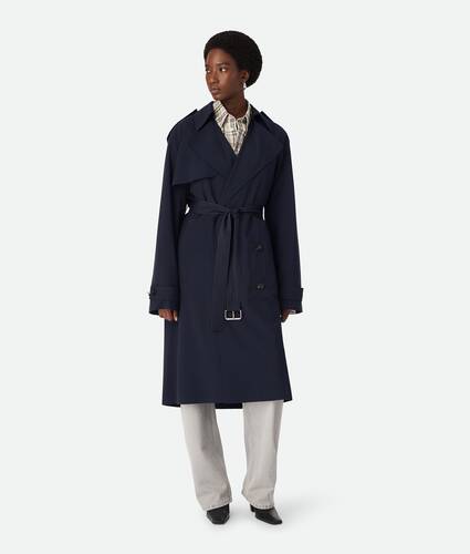Fine Wool Trench Coat
