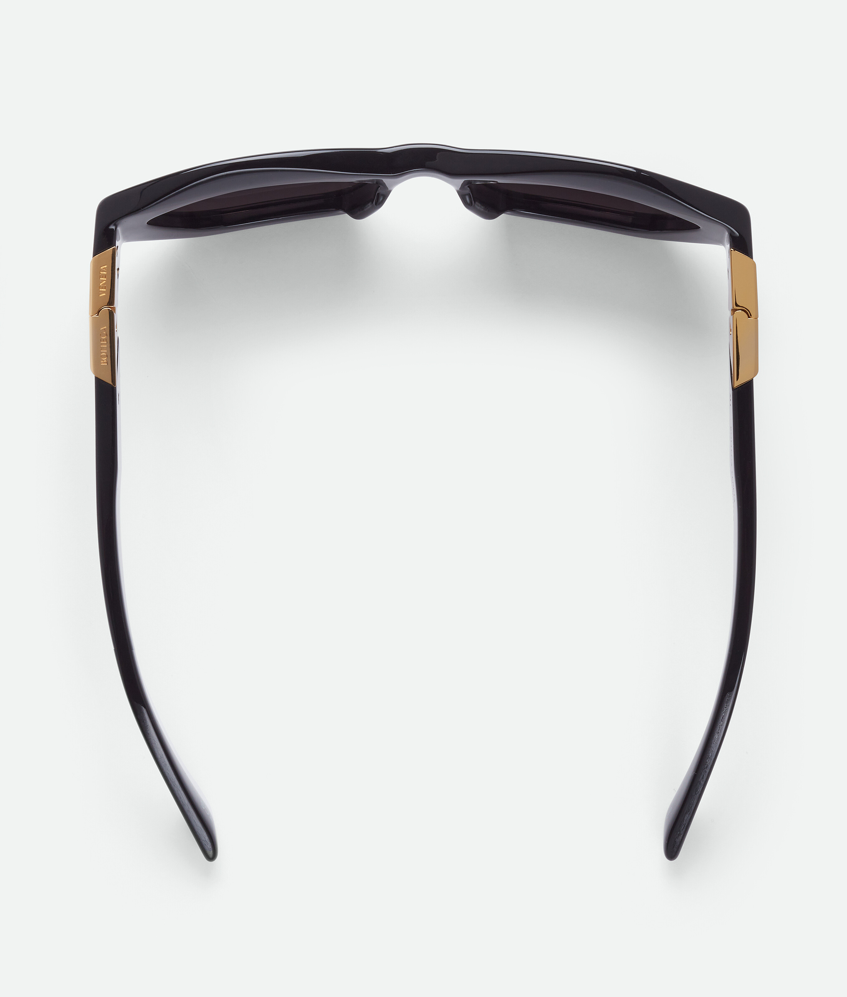 Shop Bottega Veneta Angle Hexagonal Sunglasses In Black