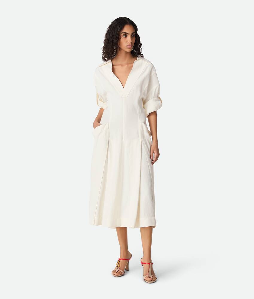 Display a large version of the product image 1 - Viscose And Linen Dress