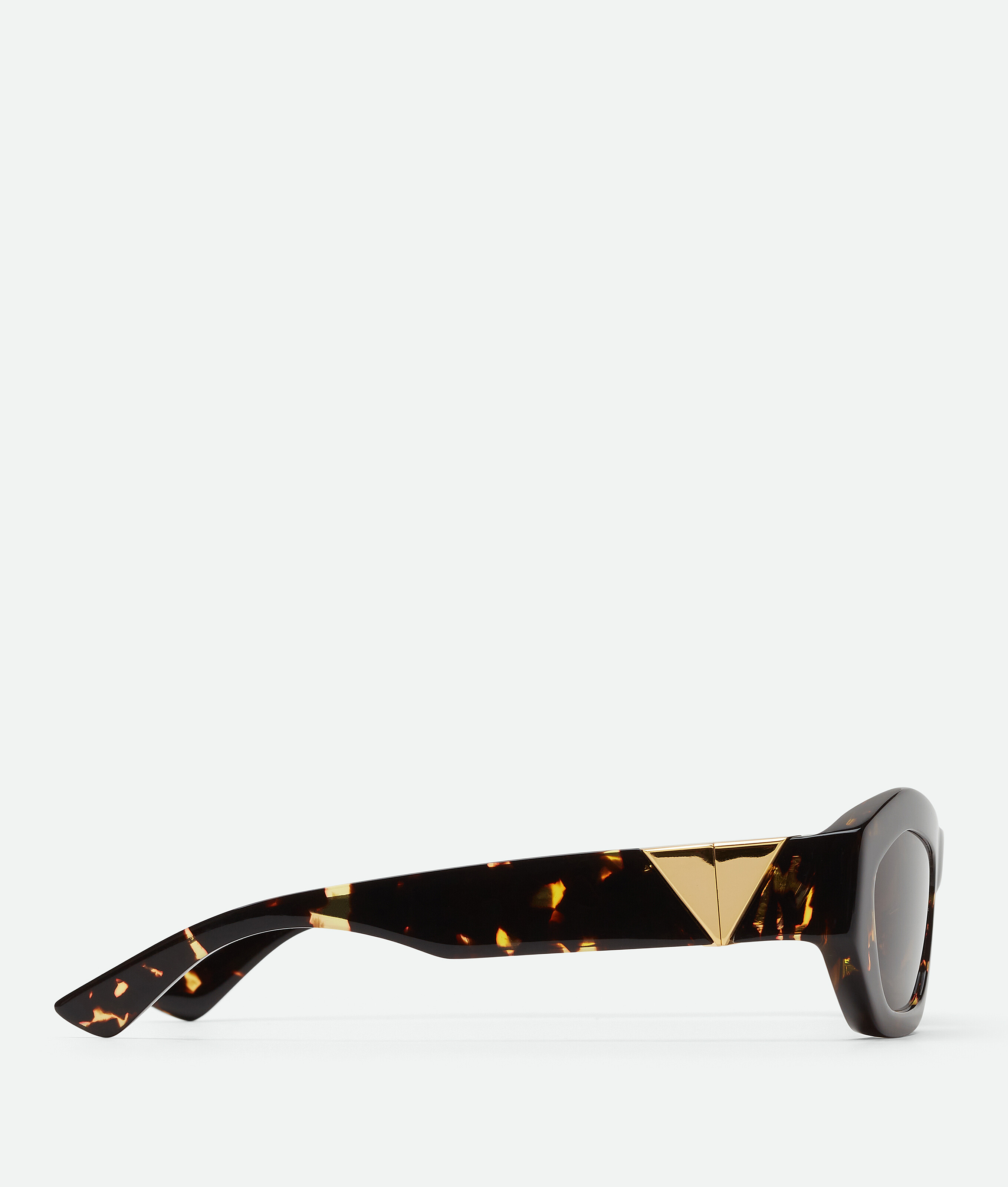 Shop Bottega Veneta Angle Hexagonal Sunglasses In Brown