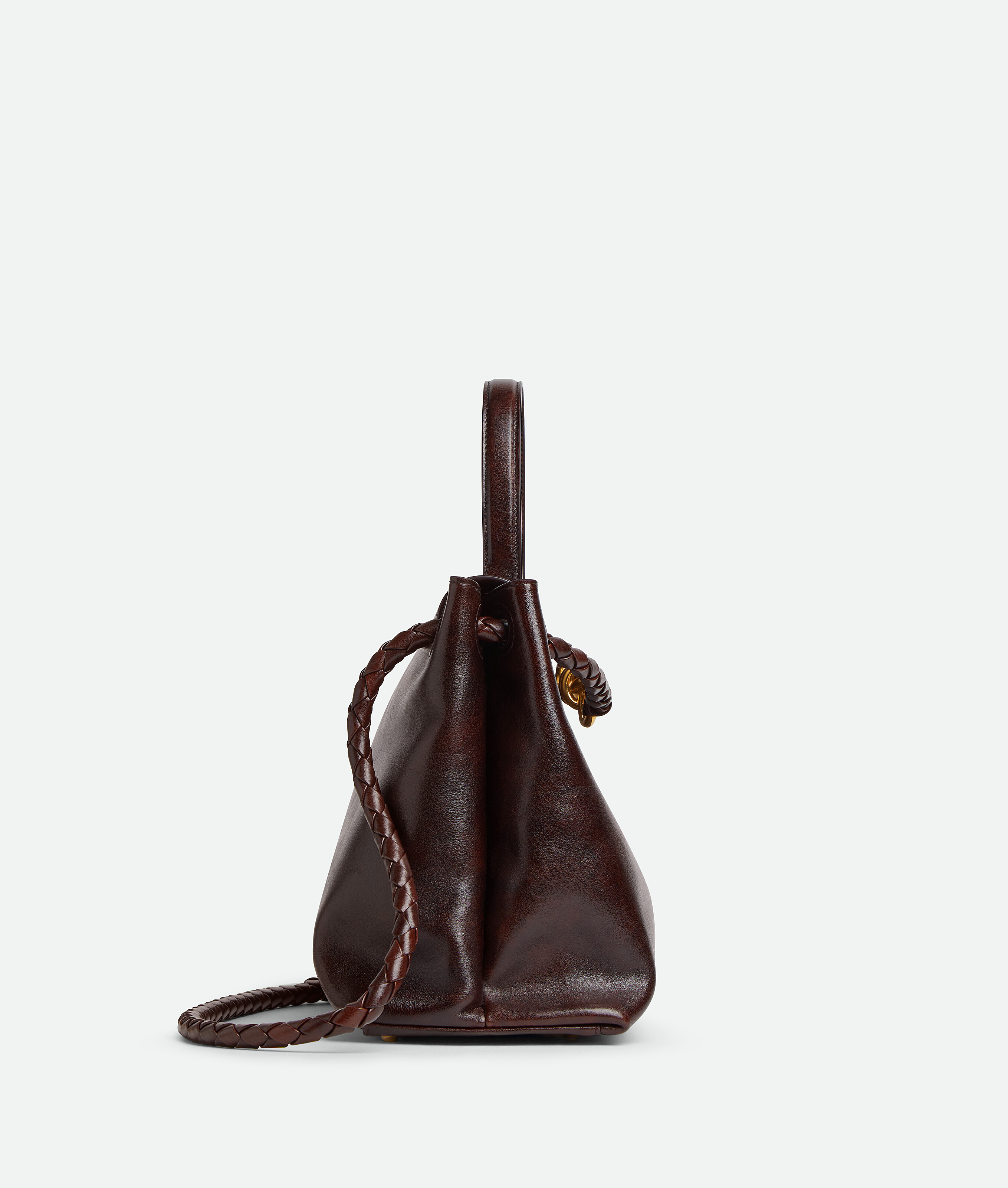 Bottega Veneta Ciao Ciao Knot Detail Leather Top Handle Bag