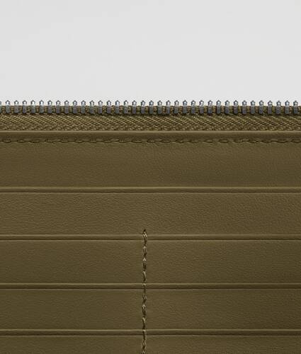 Intrecciato Zip Around Wallet