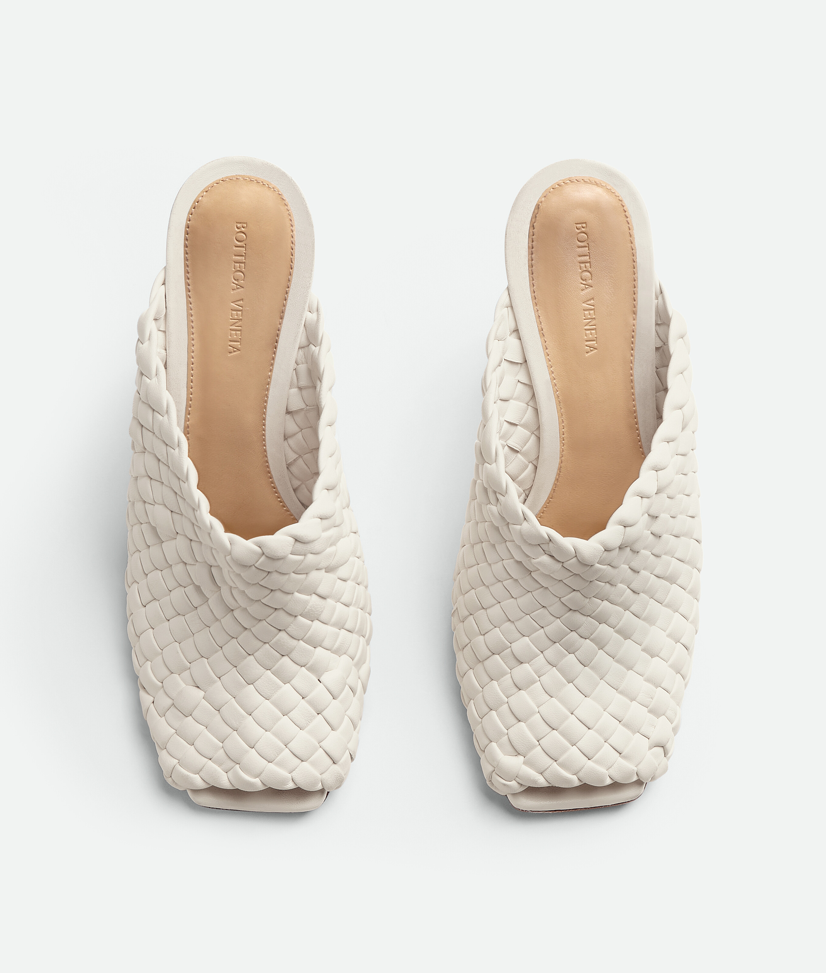 Shop Bottega Veneta Canalazzo Mule In White