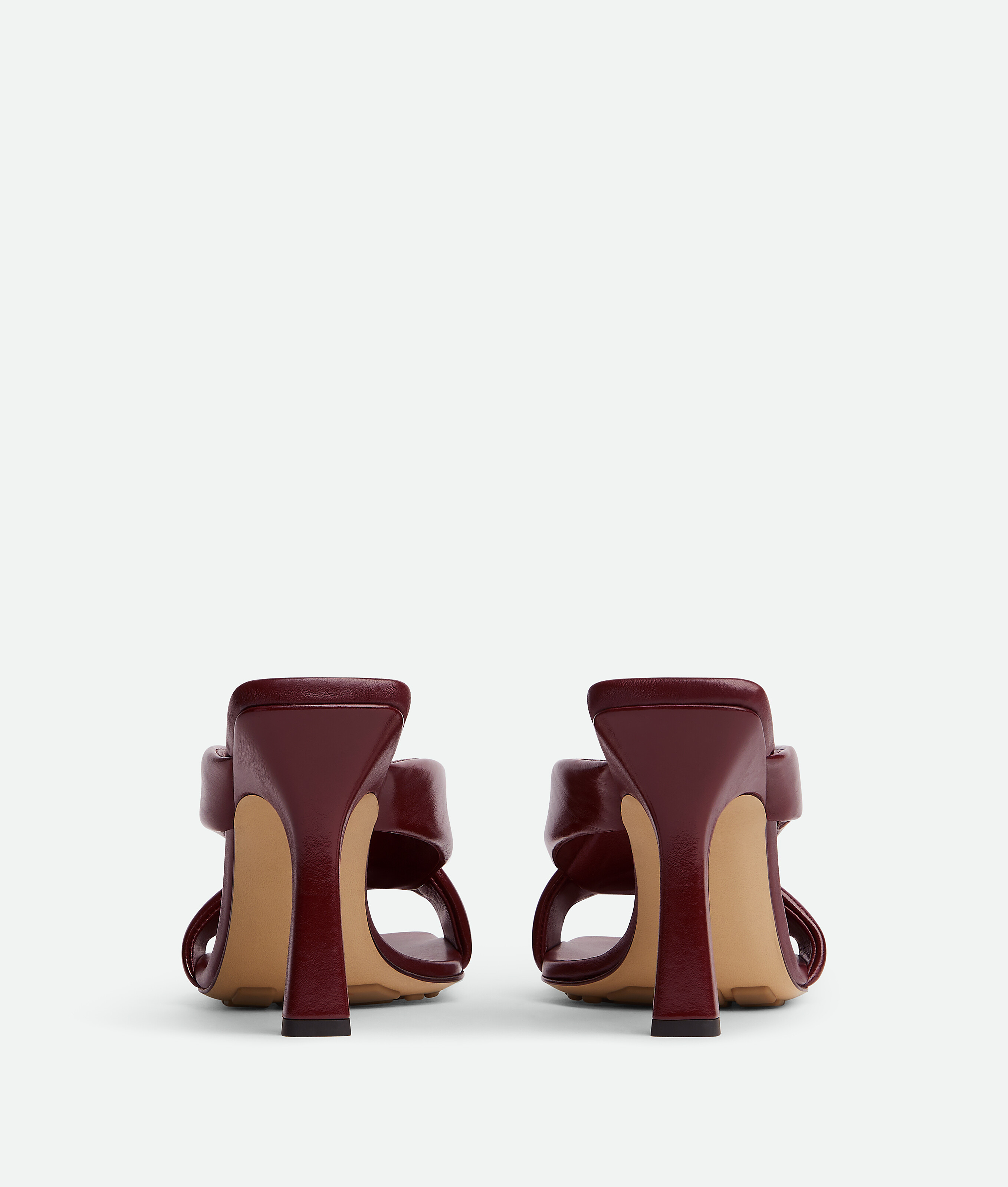 Bottega Veneta Riva Crossover Strap Sandal In Barolo