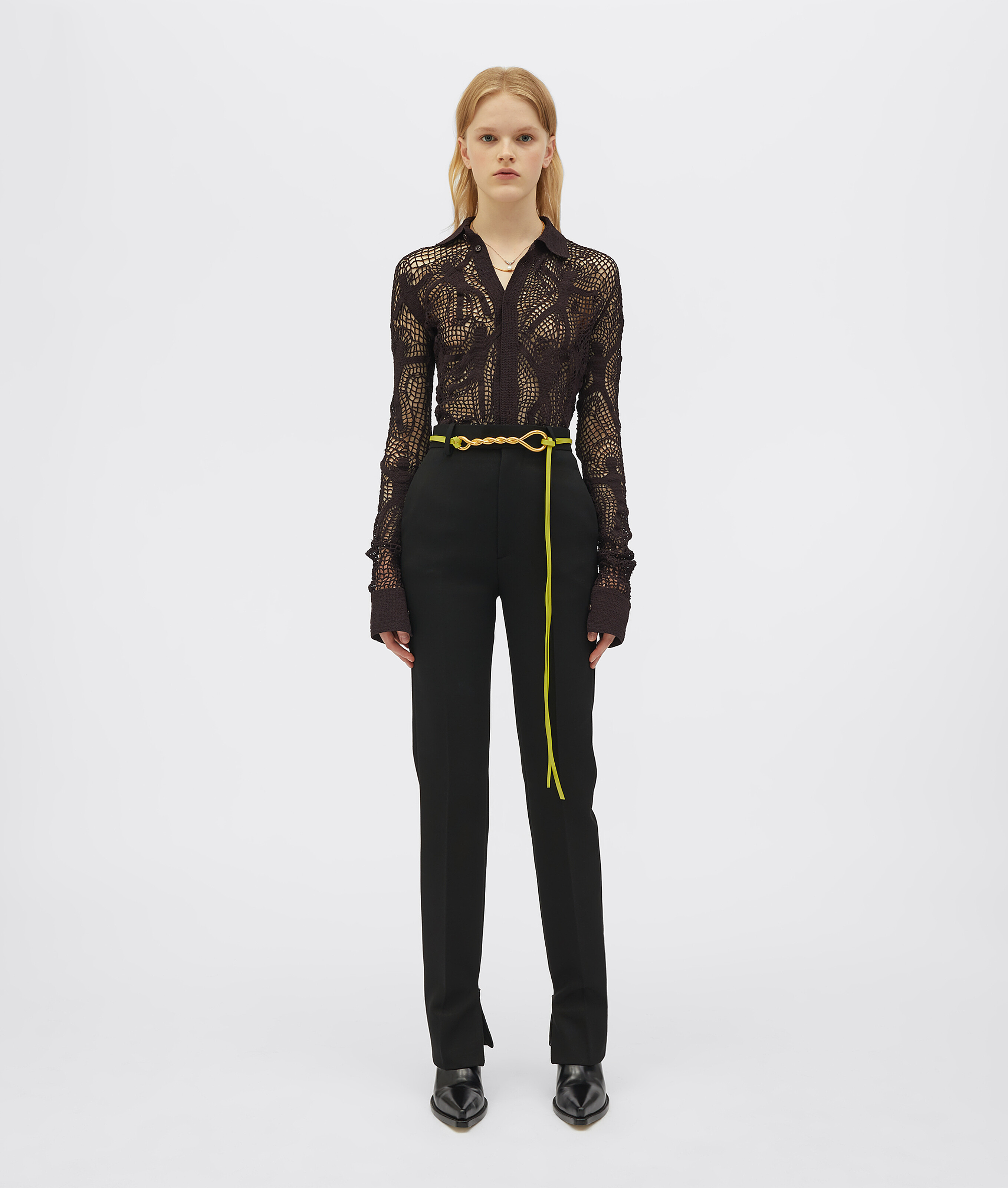 Women's BELT in Kiwi Bottega Veneta United States EN - Image 3