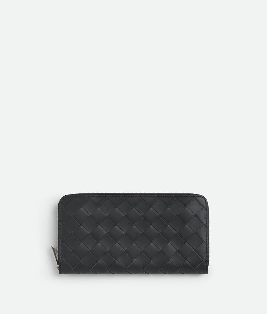 Display a large version of the product image 1 - Intrecciato Zip Around Wallet