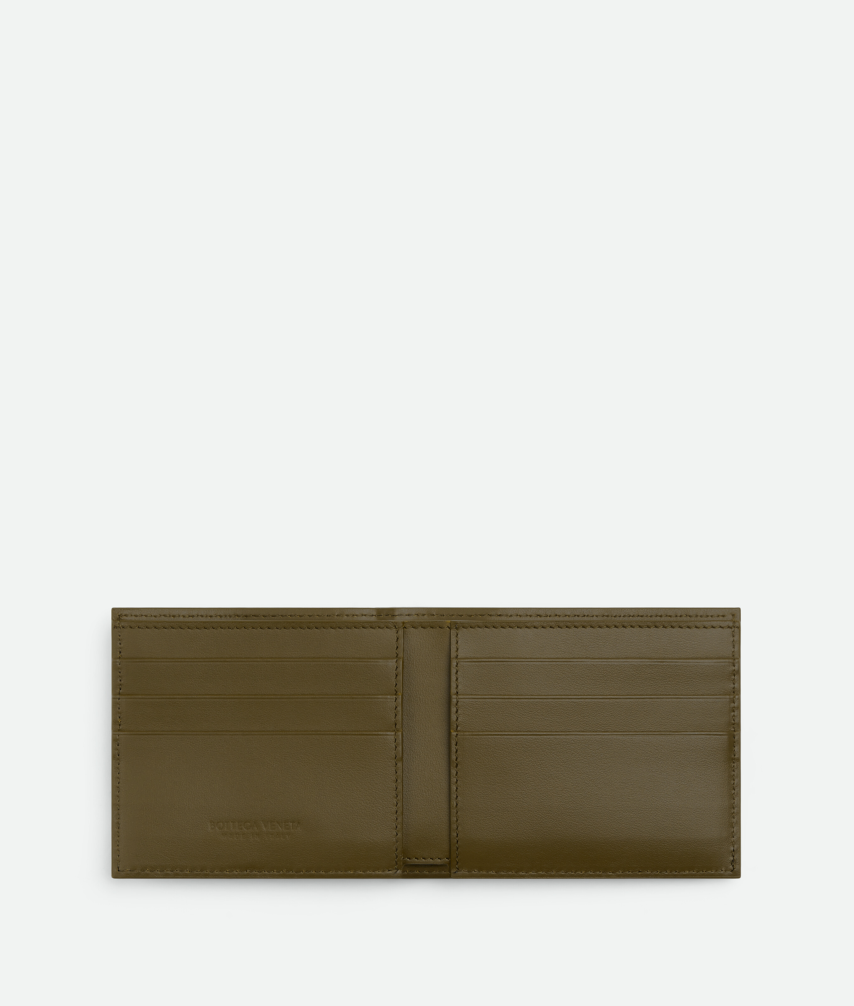 Shop Bottega Veneta Cassette Bi-fold Wallet In Brown