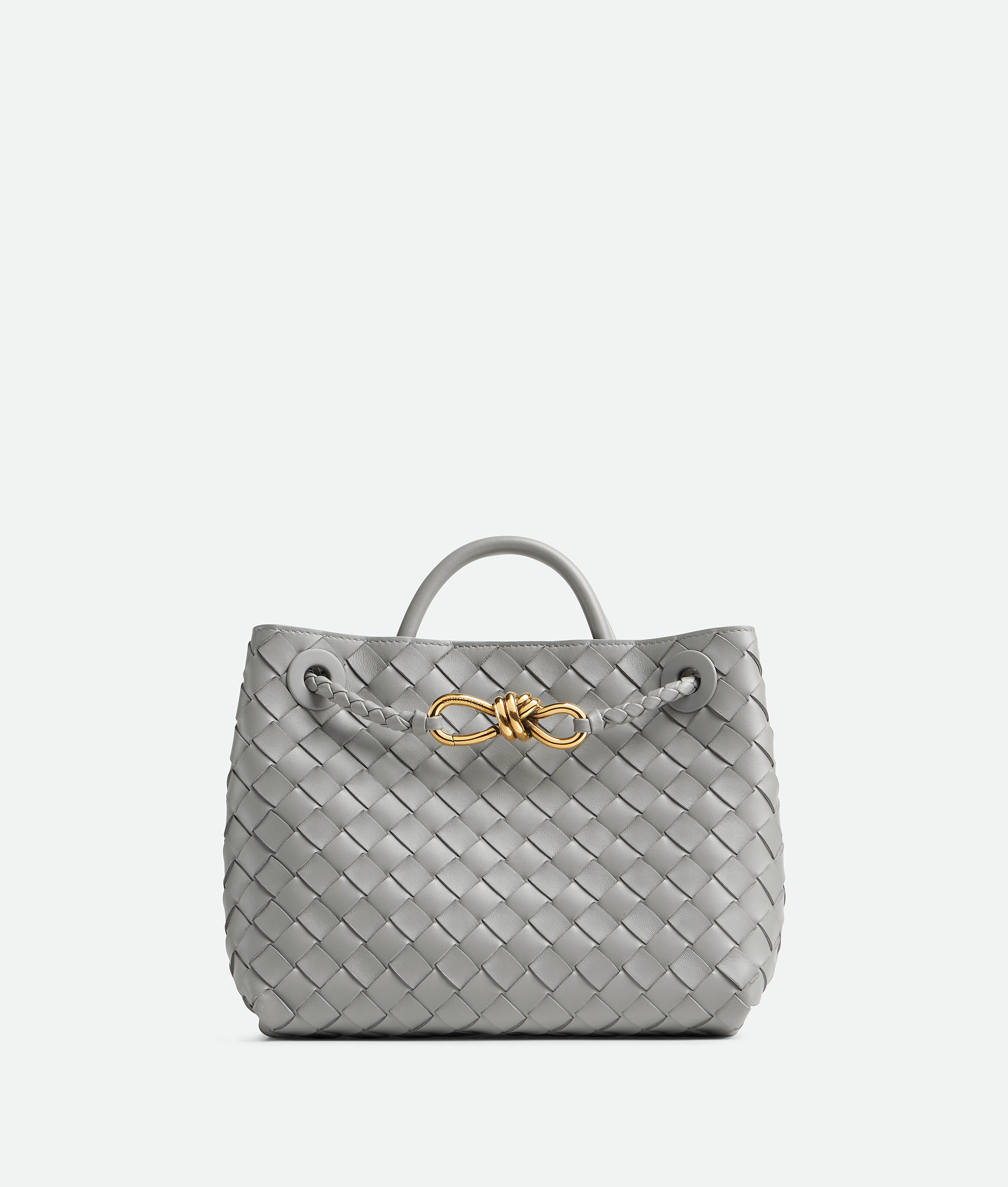 Bottega Veneta Andiamo Piccola - Grigio E Argento - Donna