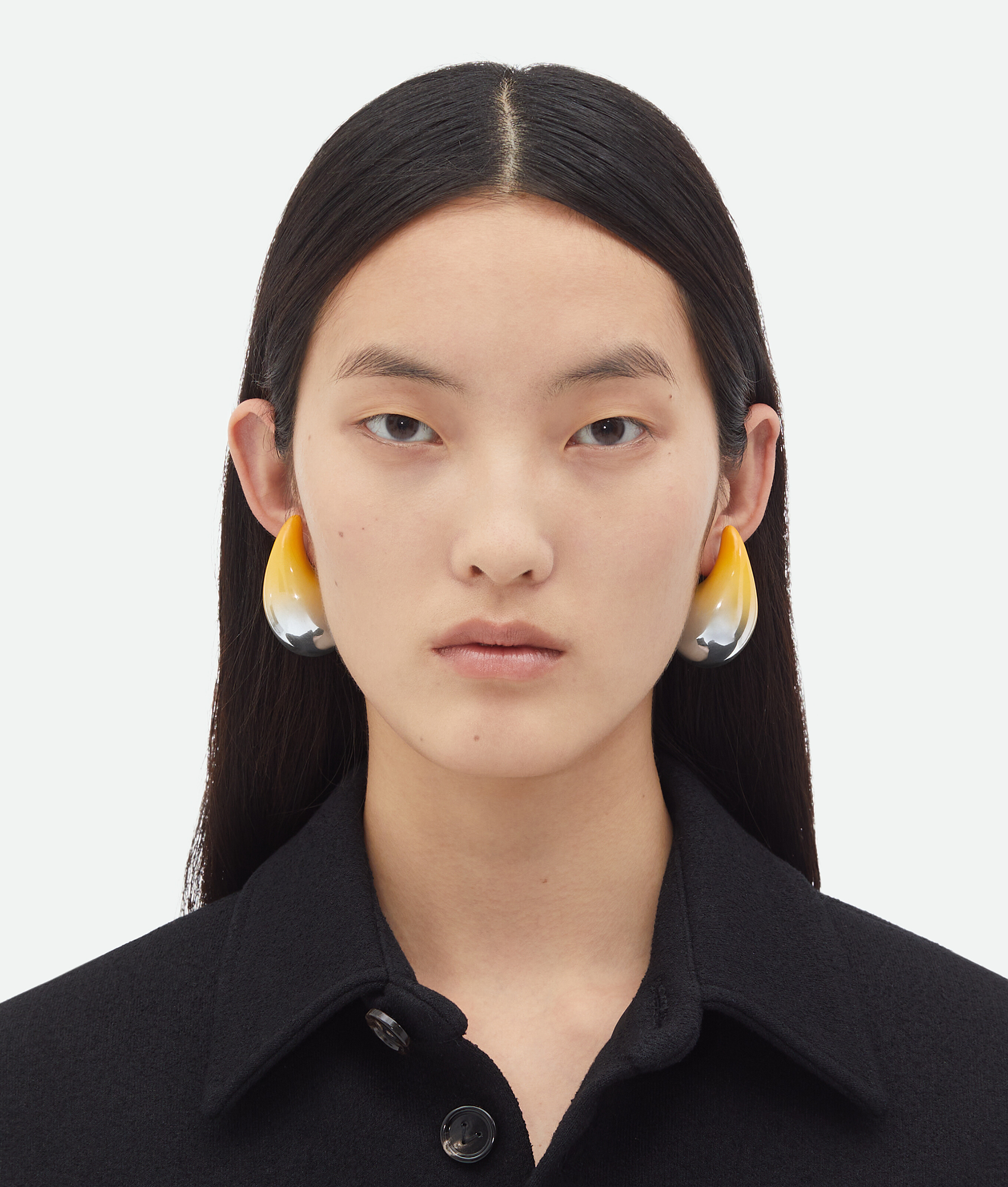 Bottega Veneta Large Drop Earrings - Mango - Woman