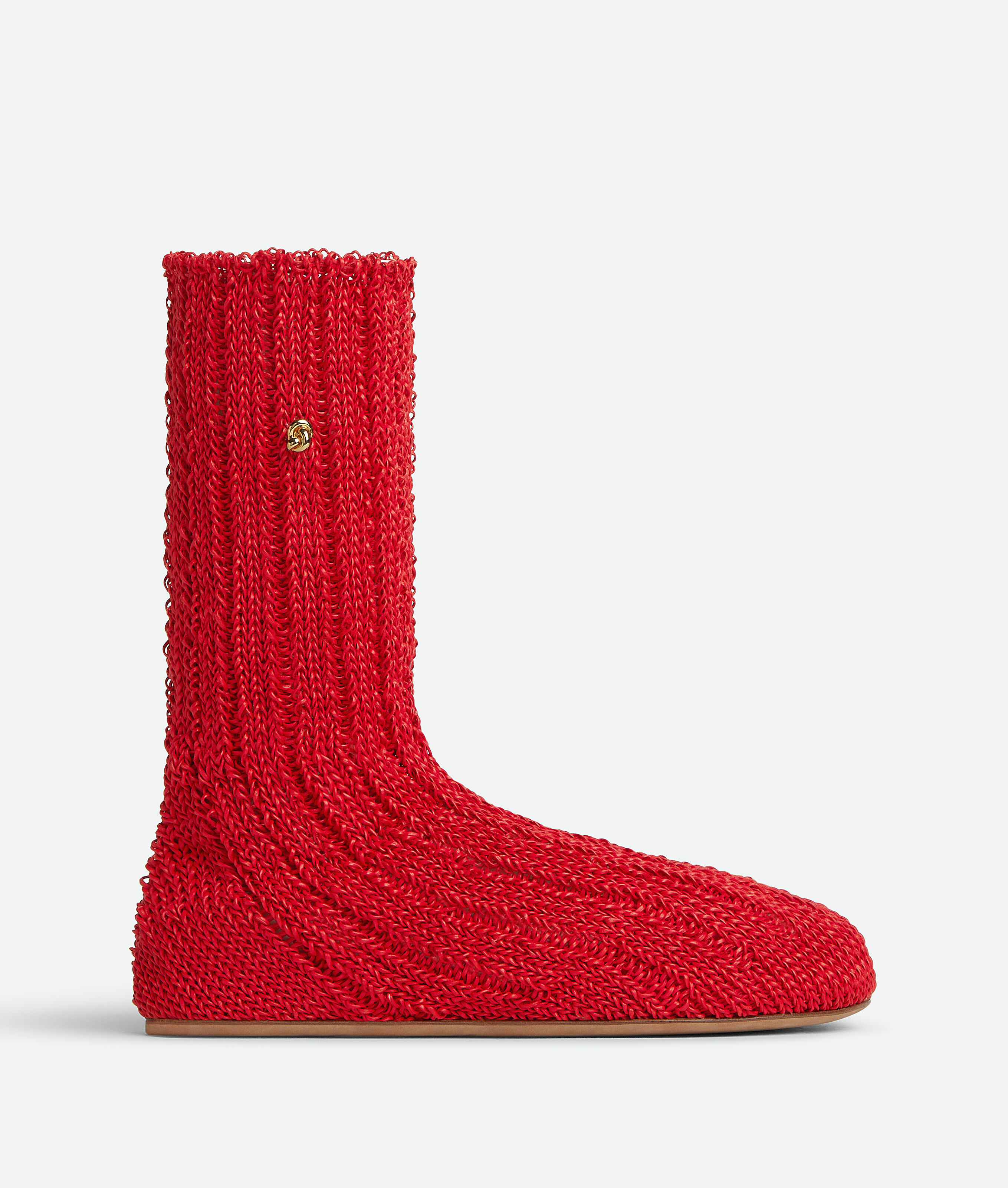 Bottega Veneta Domenica Boot In Red
