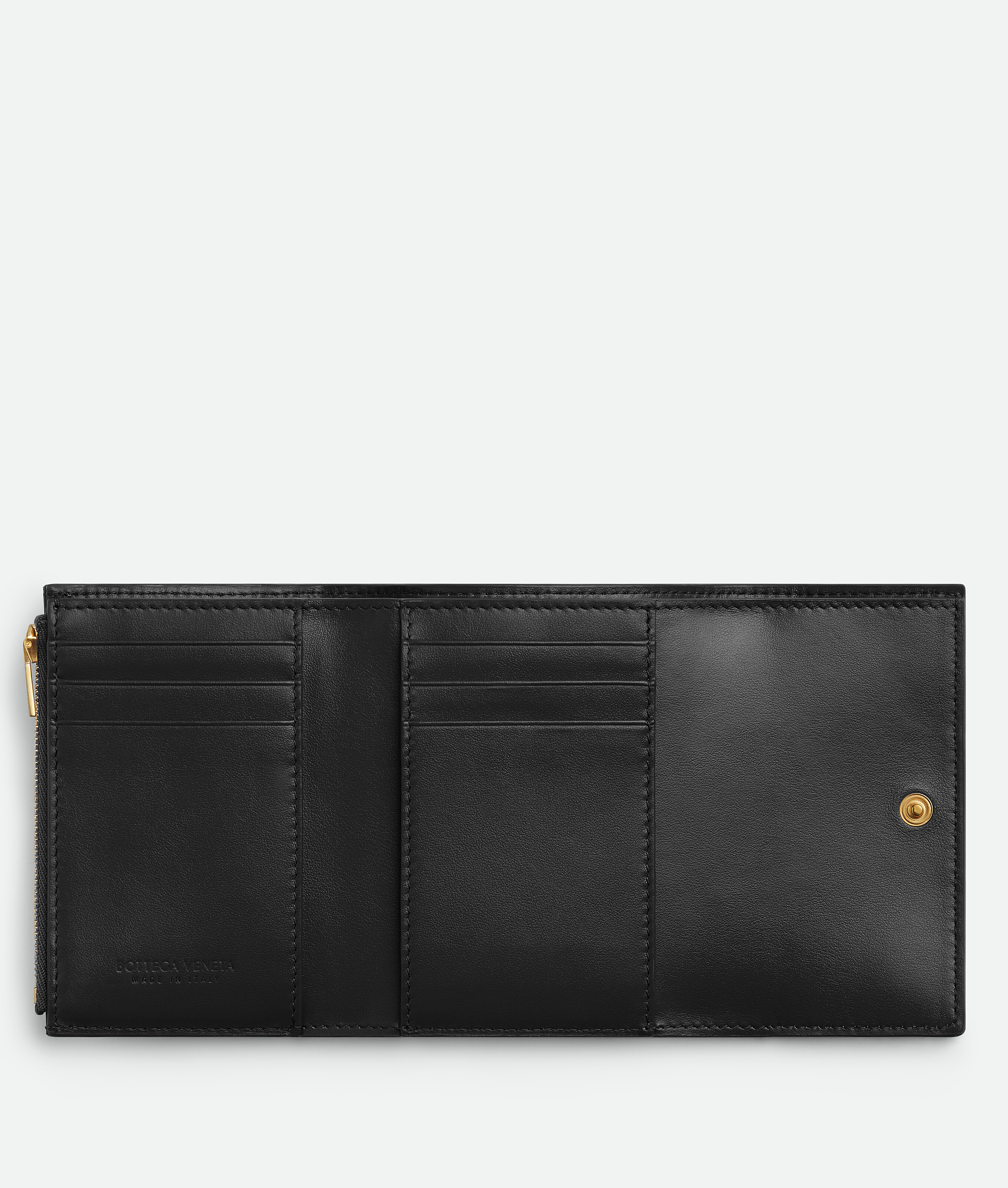 BOTTEGA VENETA CASSETTE TRI-FOLD PORTEMONNAIE MIT ZIP