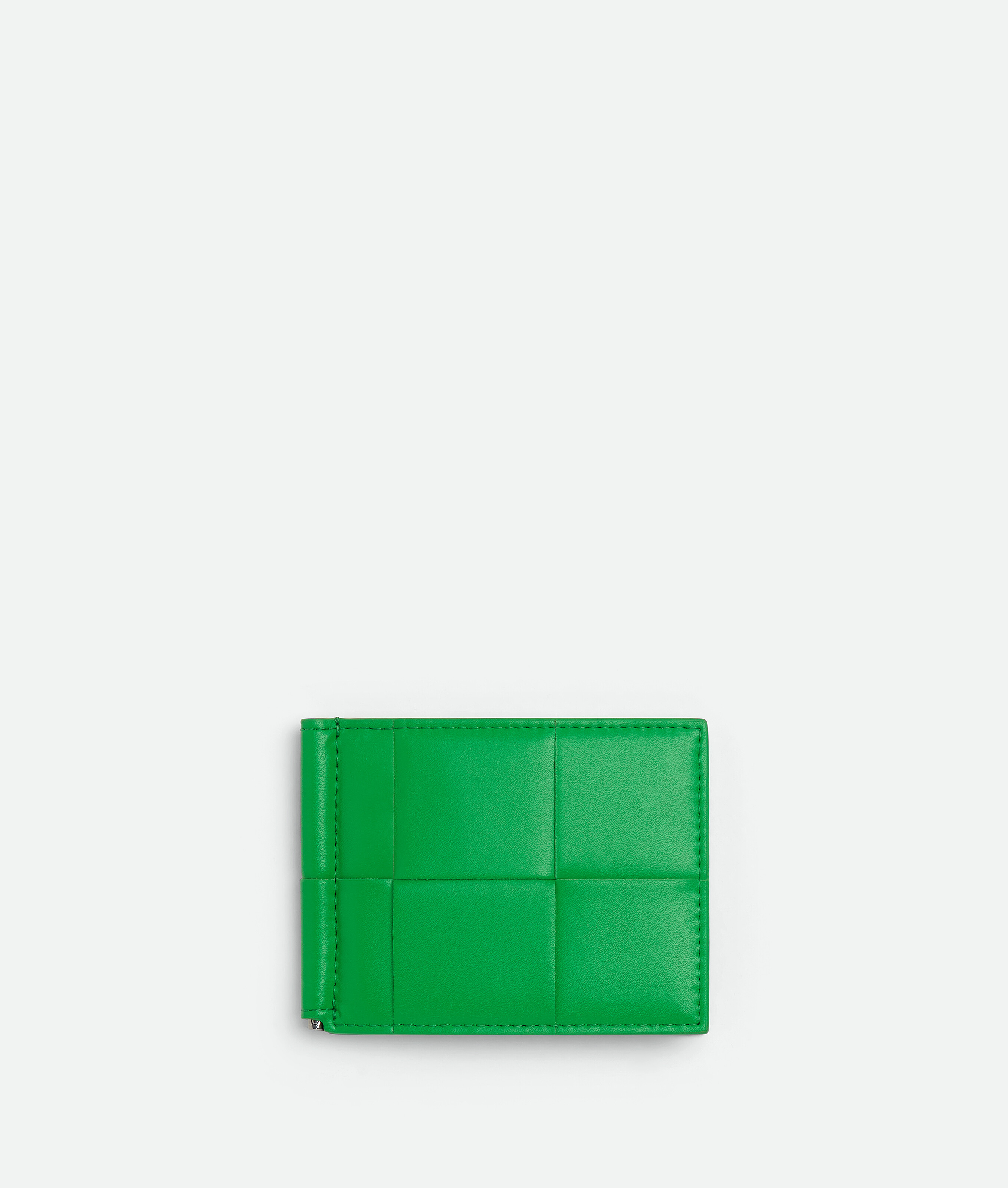 Bottega Veneta Cassette Portemonnaie Mit Geldklammer In Green