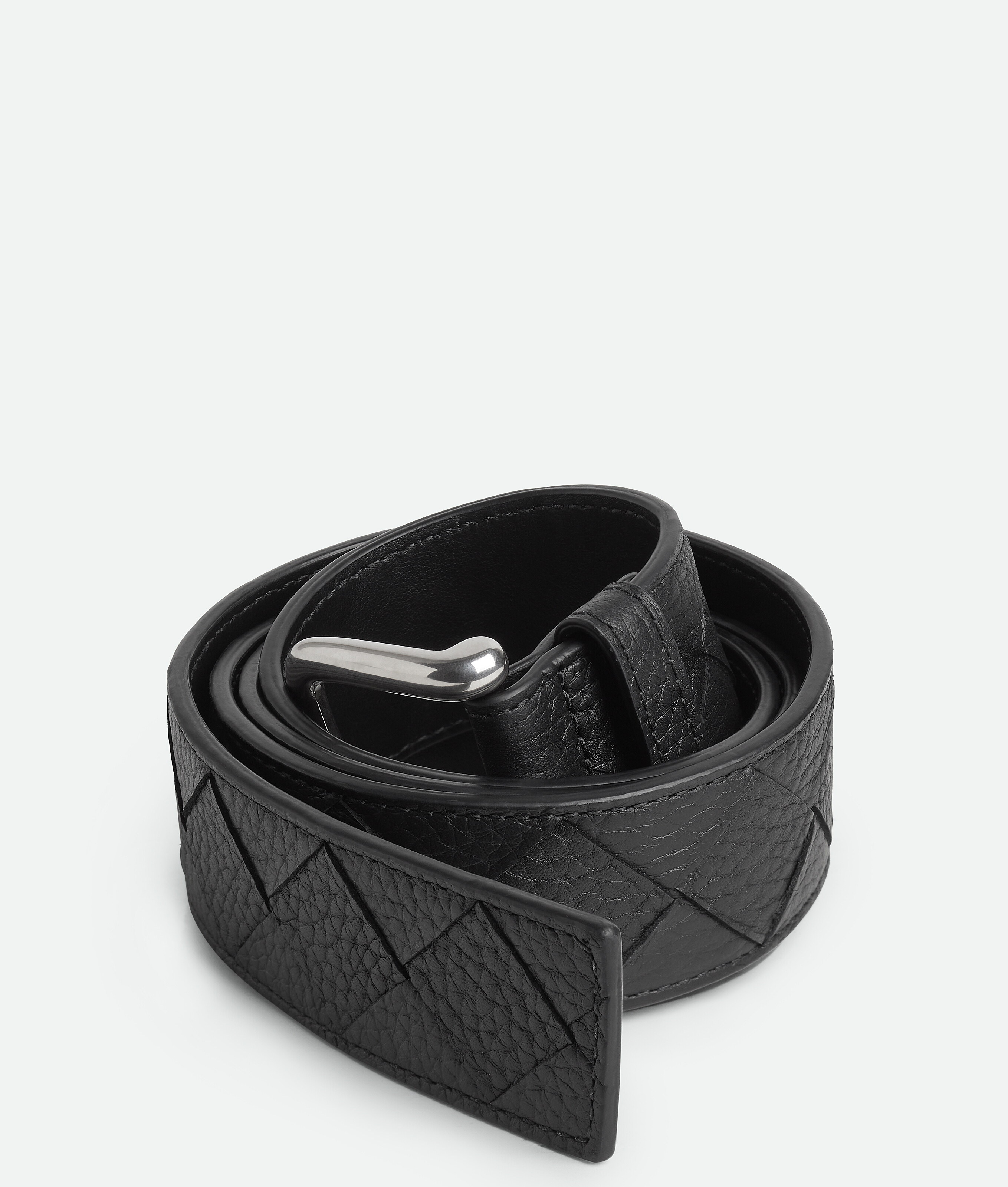 BOTTEGA VENETA INTRECCIATO TAURILLON BELT