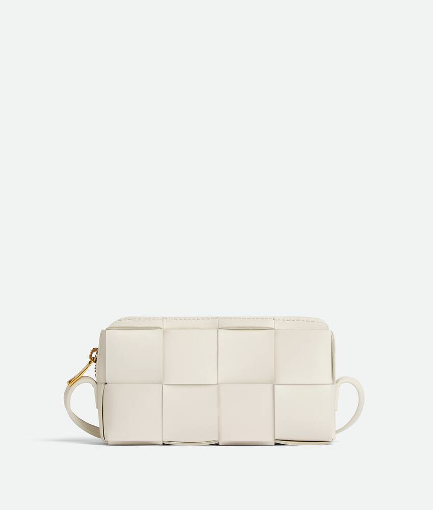 Bottega Veneta® Women's Mini Cassette Cross-Body Bag in White. Shop online  now.