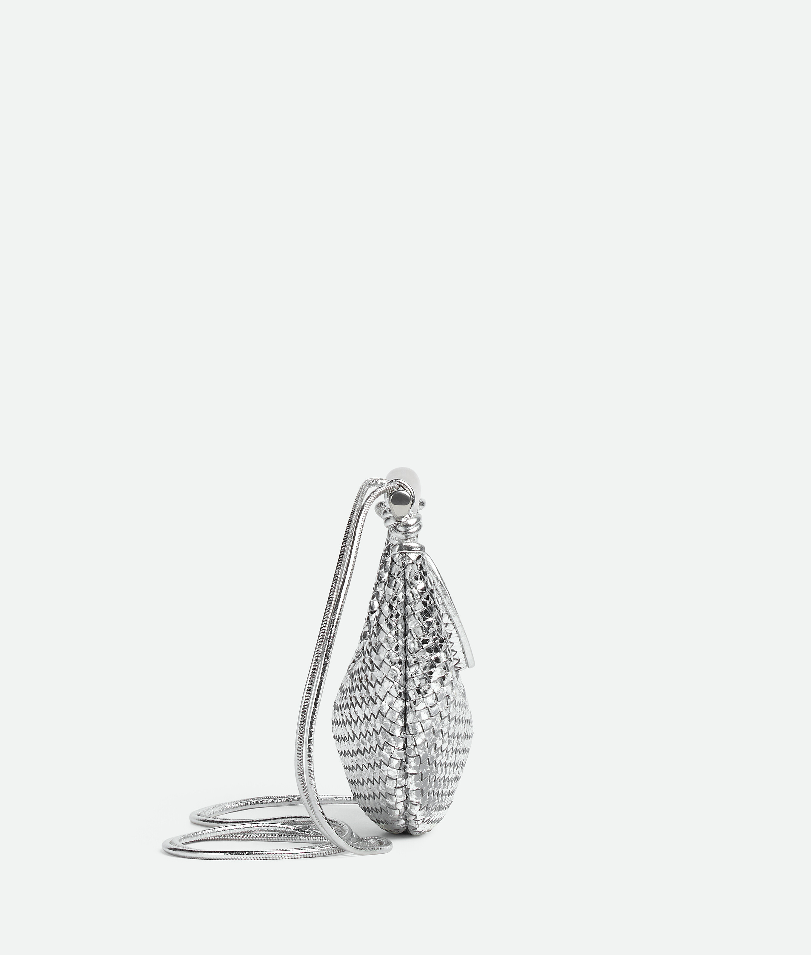 Bottega Veneta Baby Sardine In Silver