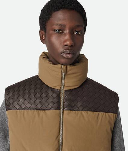 Frosted Poplin Puffer Gilet