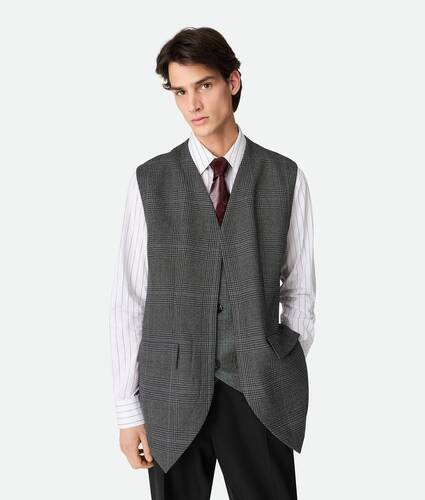 Prince Of Wales Wool Waistcoat
