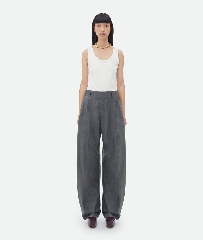 Wide Leg Wool Pants