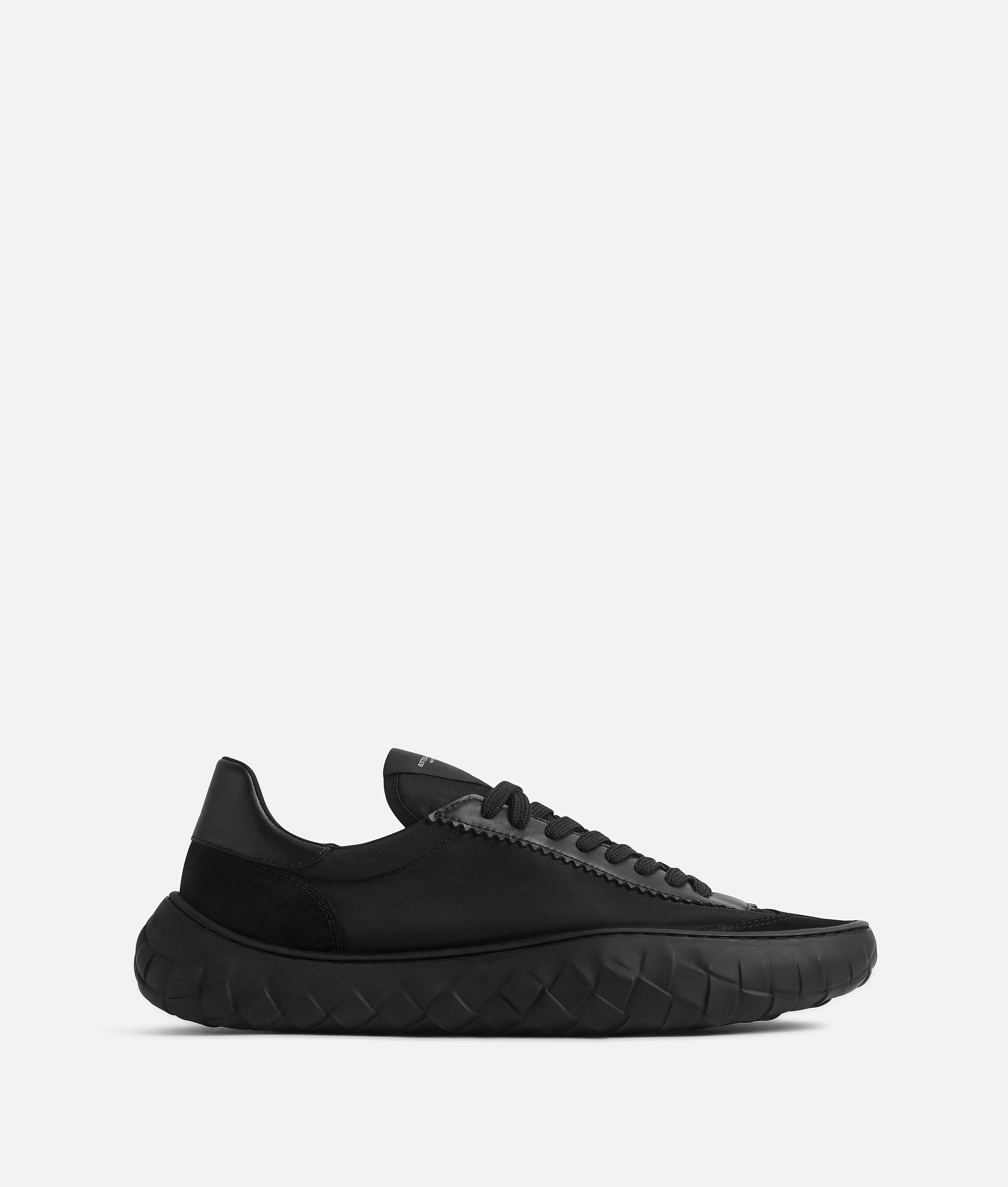 Shop Bottega Veneta Sneaker In Black