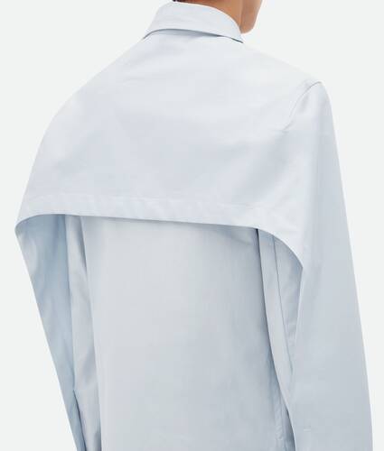 Cotton Shirt With Storm Flap