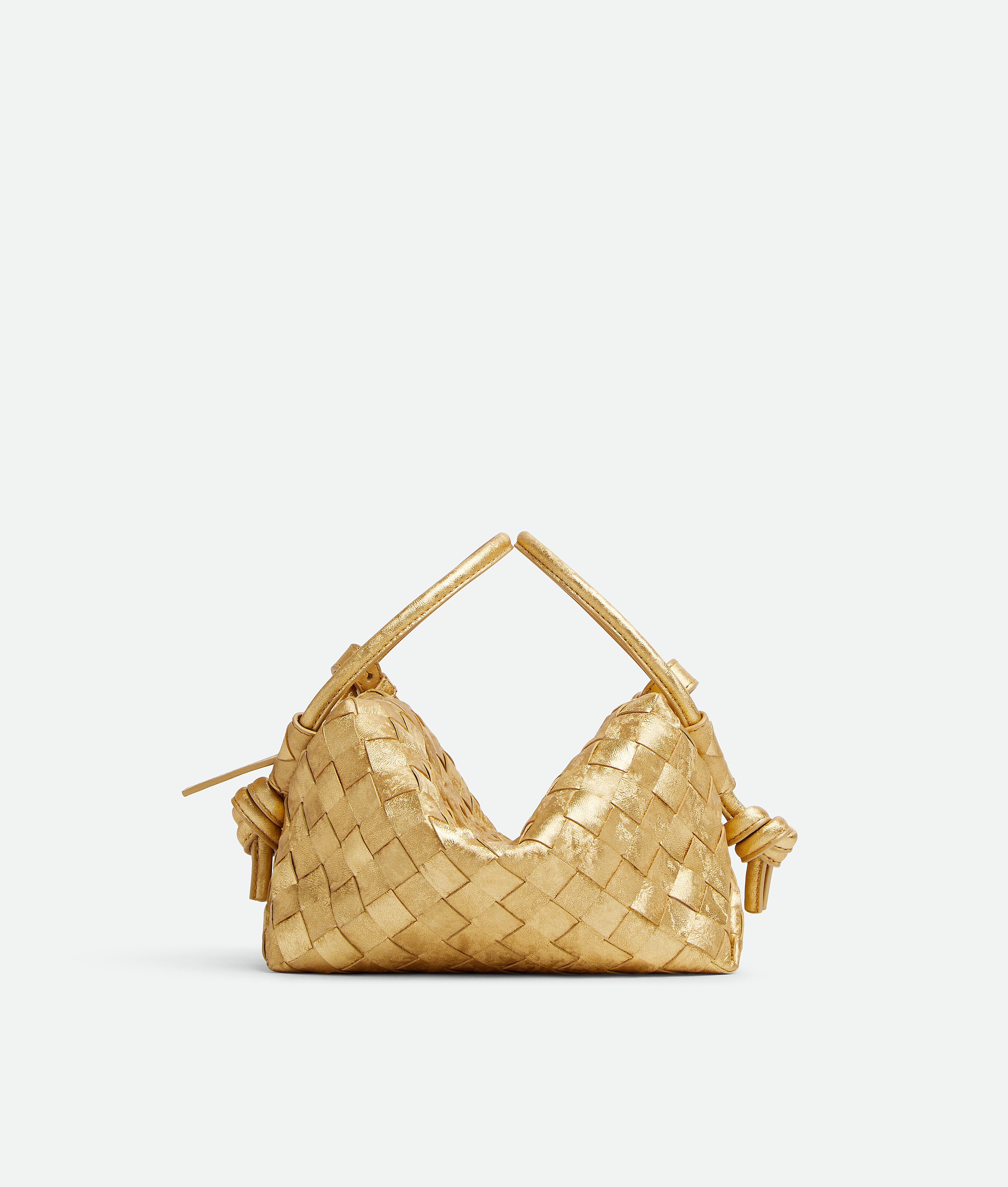 Bottega Veneta Loop Top Handle - Gold - Woman -
