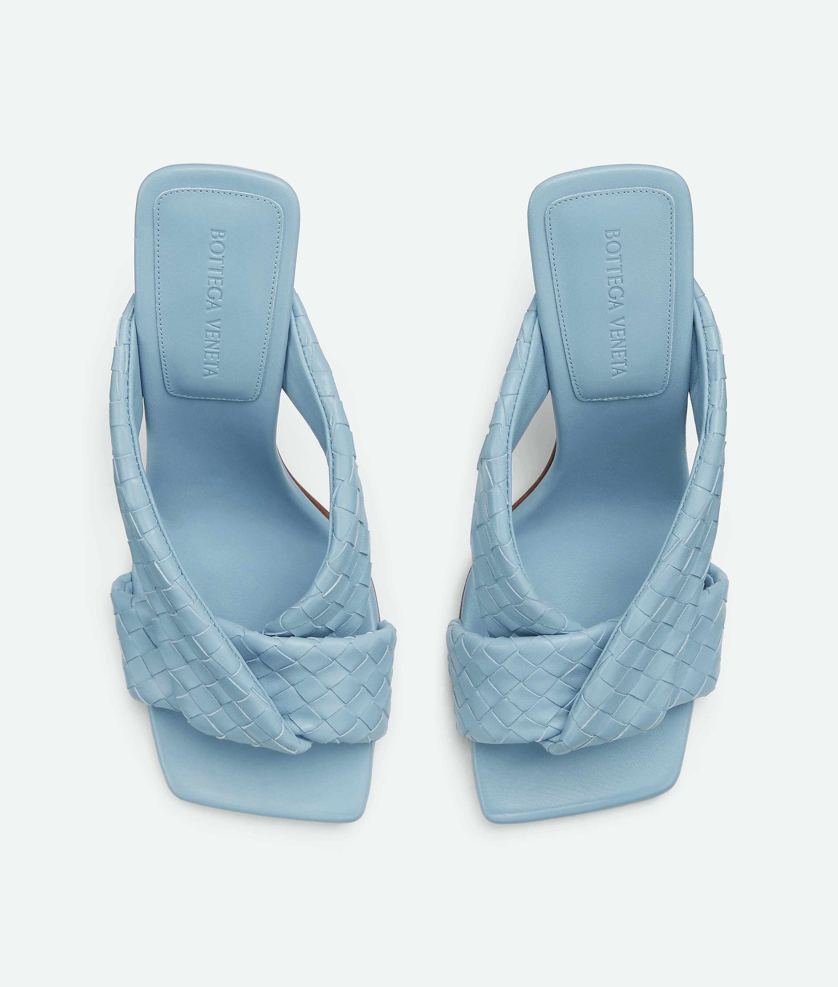 Bottega Veneta Riva Mule In Blue