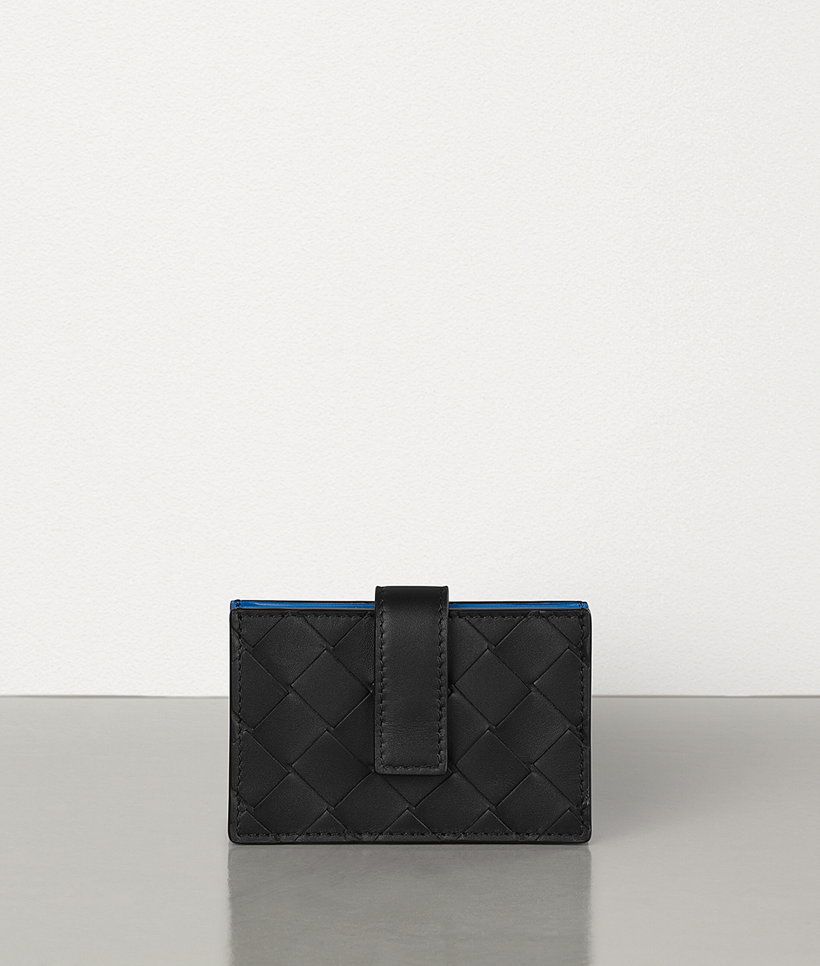 Men's CARD CASE in Nero bluette Bottega Veneta Poland EN - Image 1
