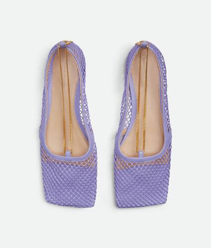 Bottega Veneta Intrecciato Leather Ballet Flats