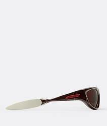 bottega veneta cone wraparound sunglasses