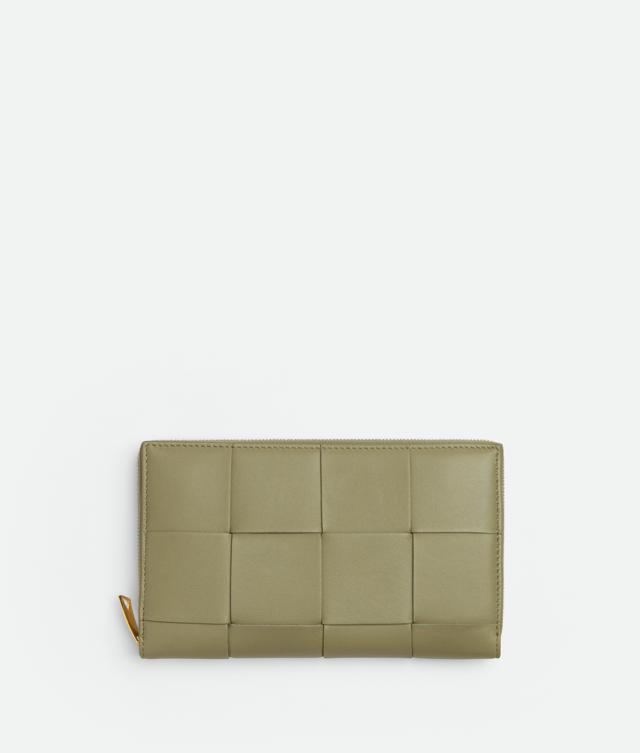 Bottega Veneta Bottega  Veneta Cassette Zip Around Wallet In Green