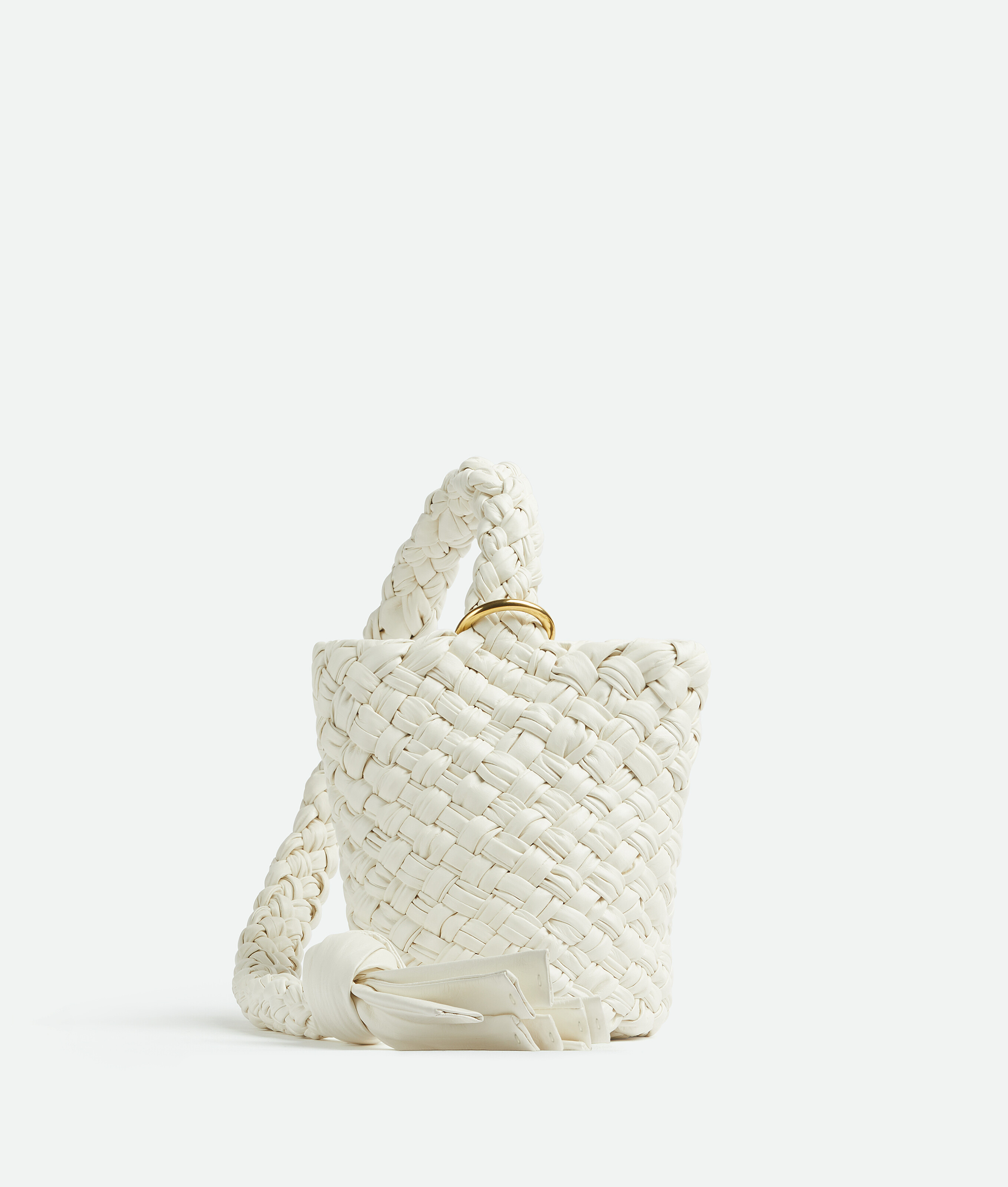 Shop Bottega Veneta Small Kalimero In White